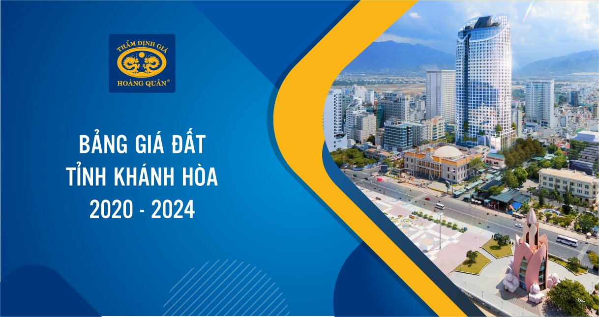 BẢNG GIÁ ĐẤT KHÁNH HÒA 2020-2024